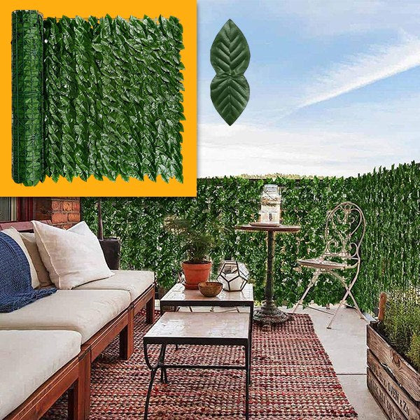 BOTANICA ™ - Panneau avec feuilles artificielles
